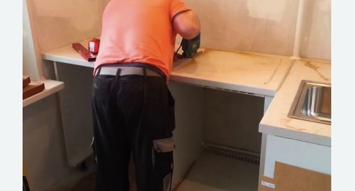 Сборка кухонного гарнитура. Томари